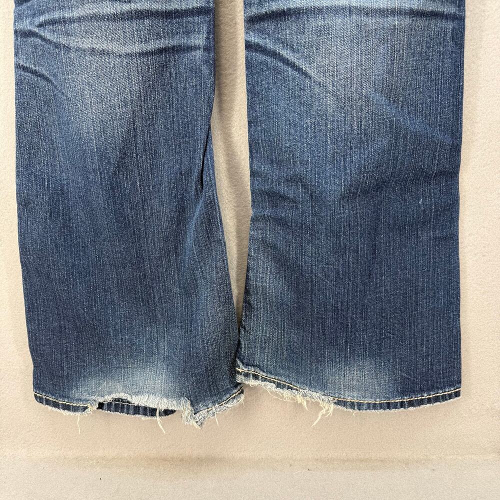 Silver Jeans Womens 29x31 (8) Blue Lola Flare Low Rise Boyfriend Y2K Jeans - Picture 12 of 16